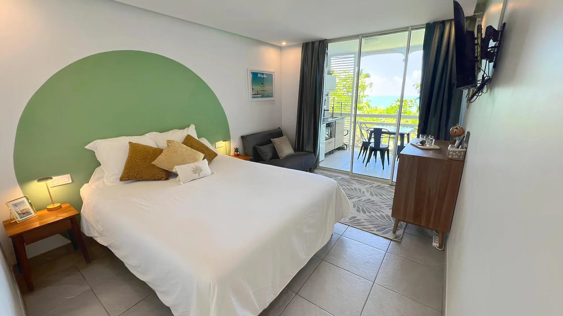 Apartment Studio Or Au Diamant, Vue Mer Des Caraibes Le Diamant